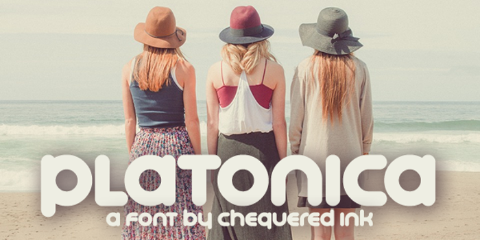 Platonica Font poster