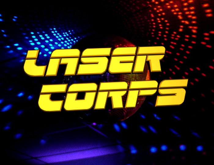 Laser Corps Font poster
