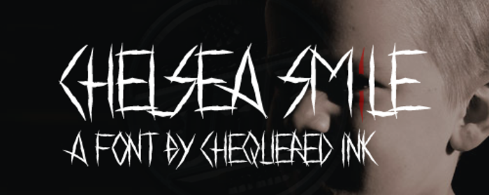 Chelsea Smile Font poster