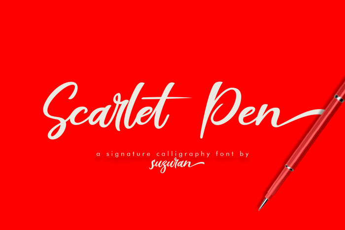 Scarlet Pen poster