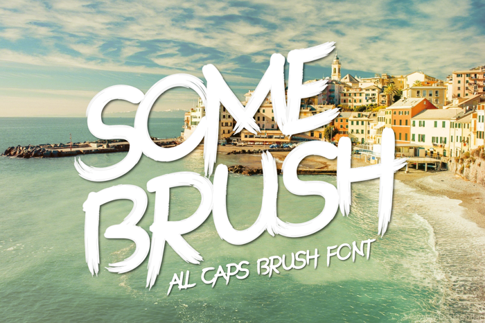 SomeBrush Font