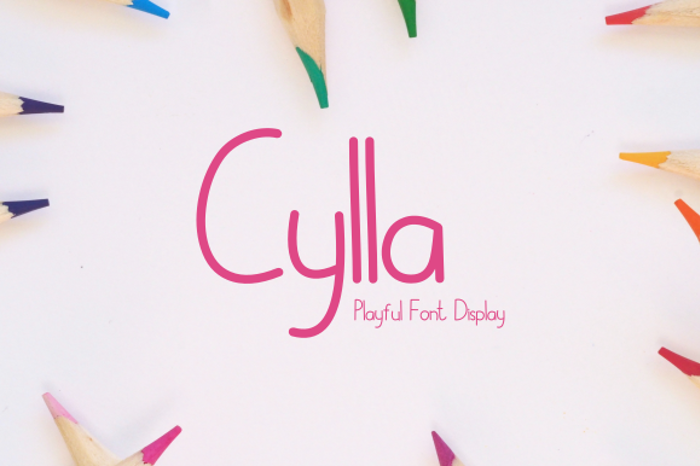 Cylla Font poster