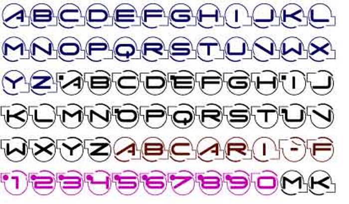 AbcariFond Font poster