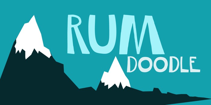 DK Rum Doodle Font poster