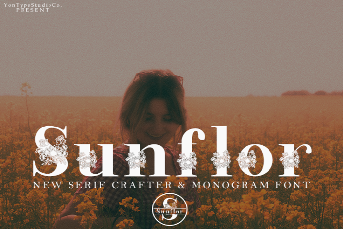 Sunflorcrafter Font poster
