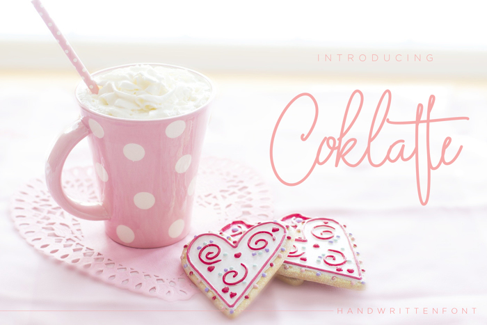 Coklatte Font poster