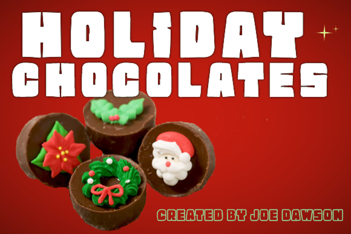 Holiday Chocolate Font poster