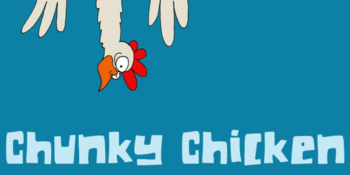 DK Chunky Chicken Font poster