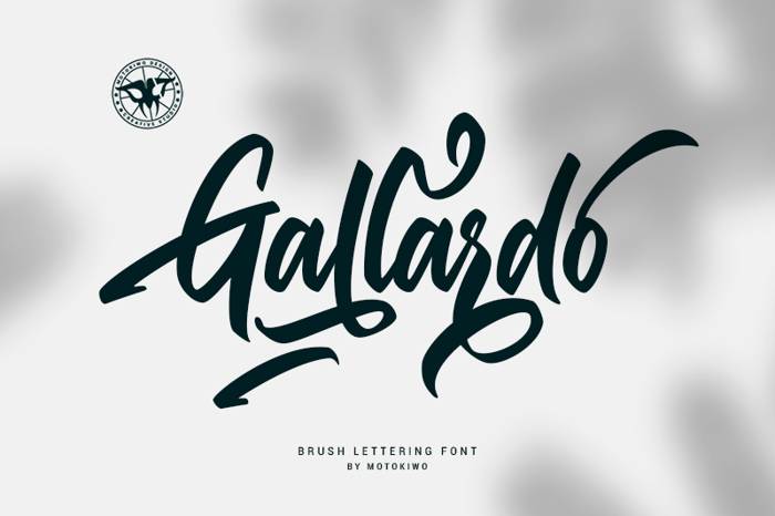 Gallardo Font poster