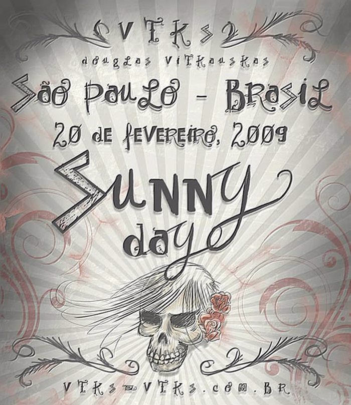 Vtks Sunny Day Font poster