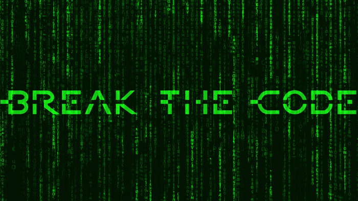 BreakTheCode Font poster