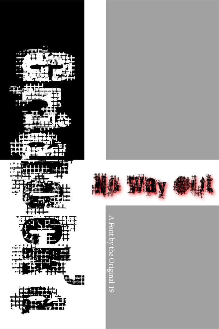 Gridlock'd Font poster