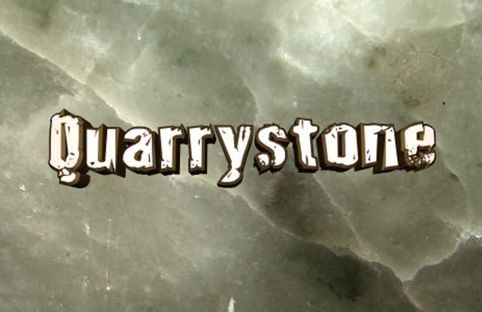 Quarrystone Font poster