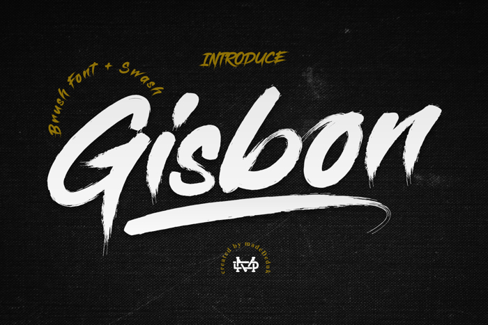 Gisbon Font poster