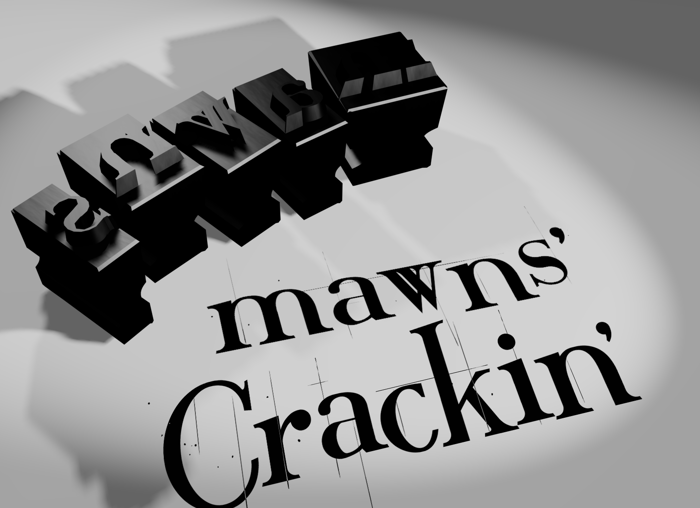 Crackin' Font poster