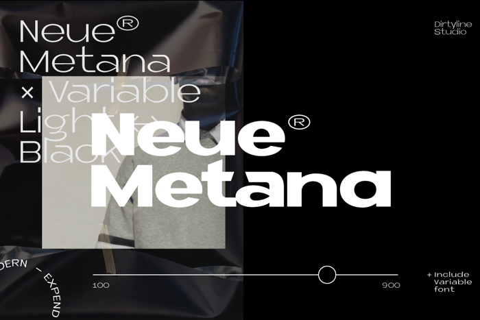 Neue Metana Font poster