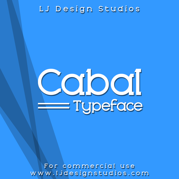 Cabal Font poster