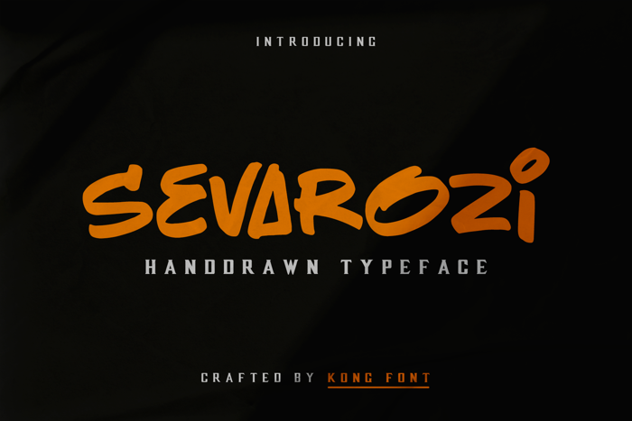 Sevarozi Font poster