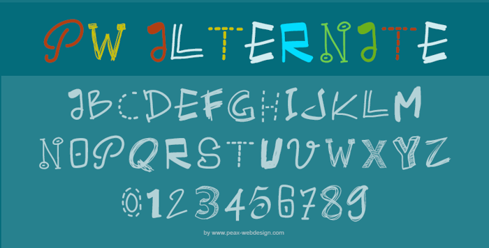 PWAlternate Font