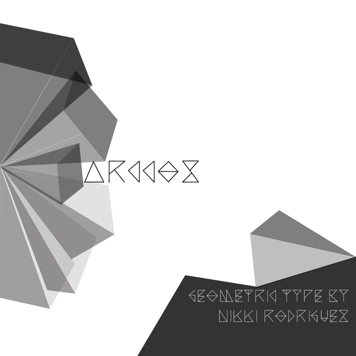 Arccos Font poster