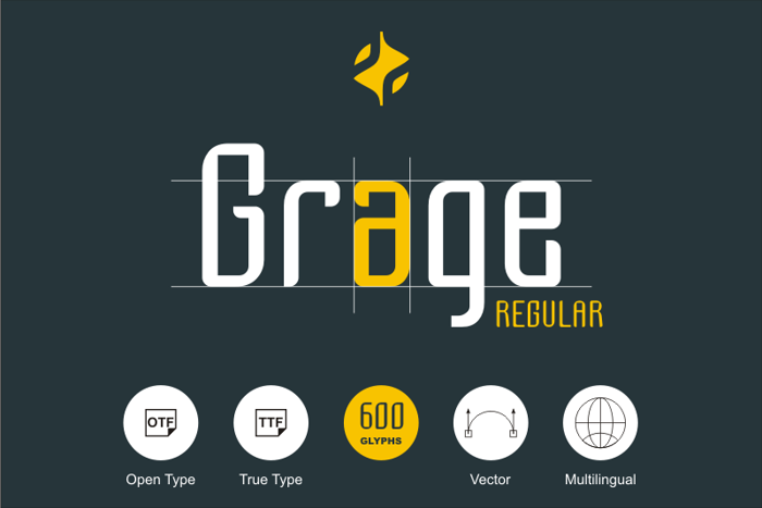 Grage Font poster