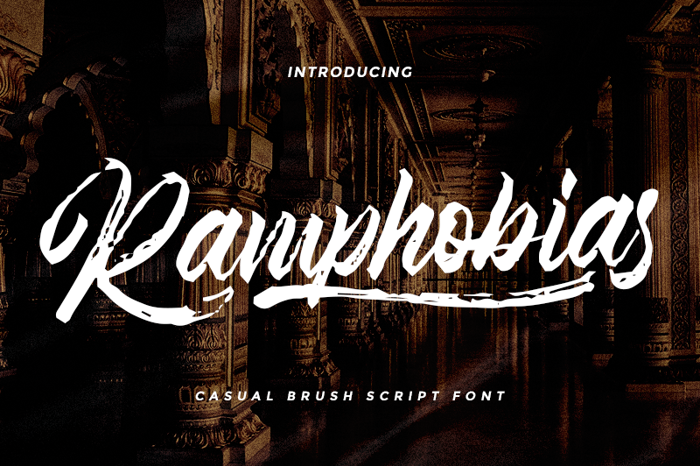 Ramphobias Font poster