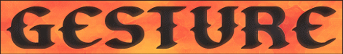 Gesture BRK Font poster
