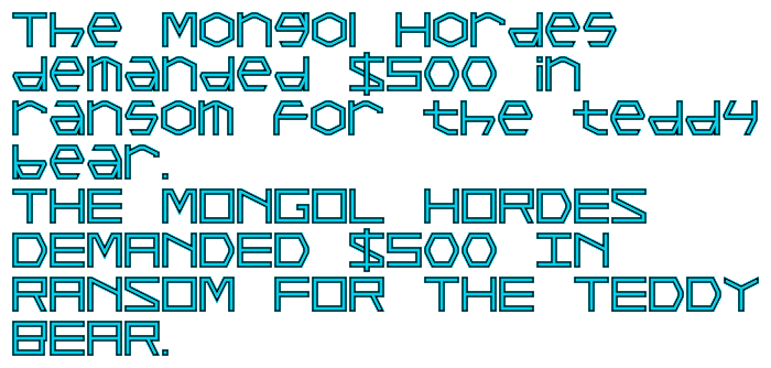 General Products Font poster