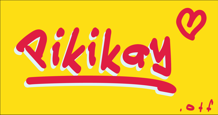 Pikikay Font poster