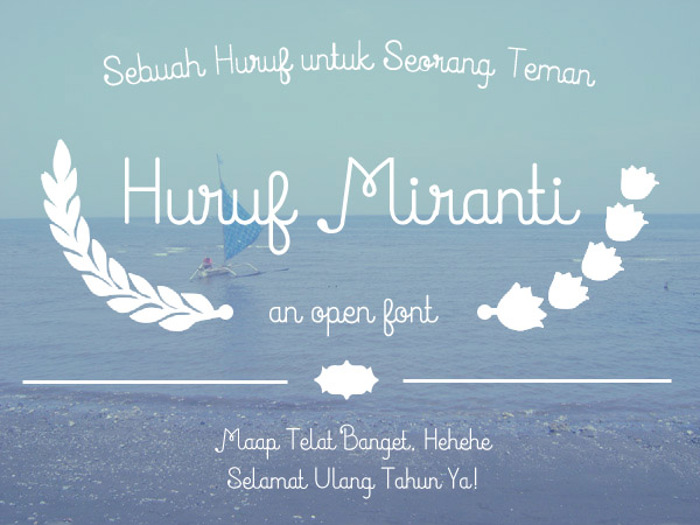 Huruf Miranti Font