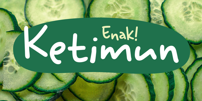 Ketimun DEMO Font poster