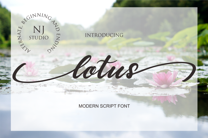 Lotus Font | NJ Studio | FontSpace