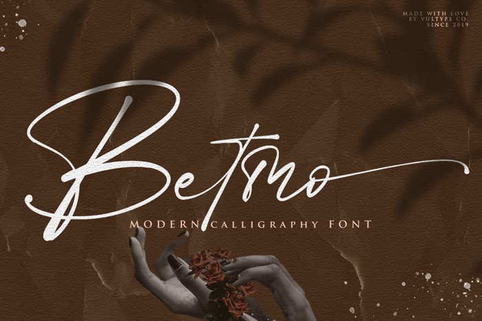 Betmo Font poster