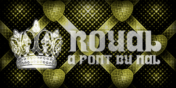 Royal Font poster