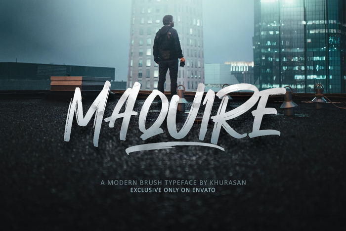 Maquire Font poster