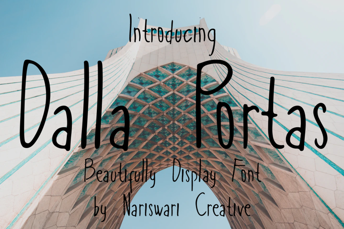Dalla Portas Font poster