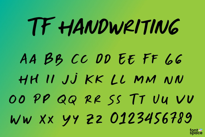 TF-Handwriting Font