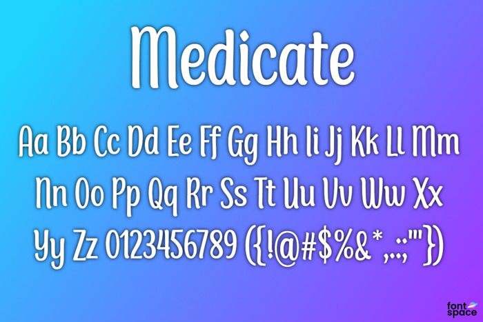 BB Medicate Font poster