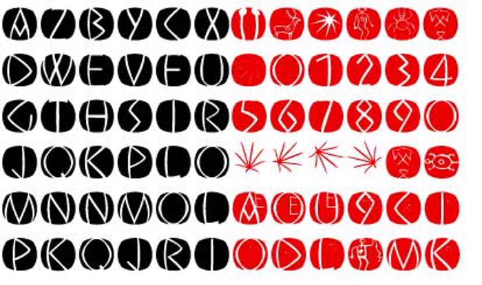 OldGreekButtons Font poster