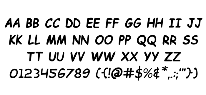 Kid Cobalt Font poster