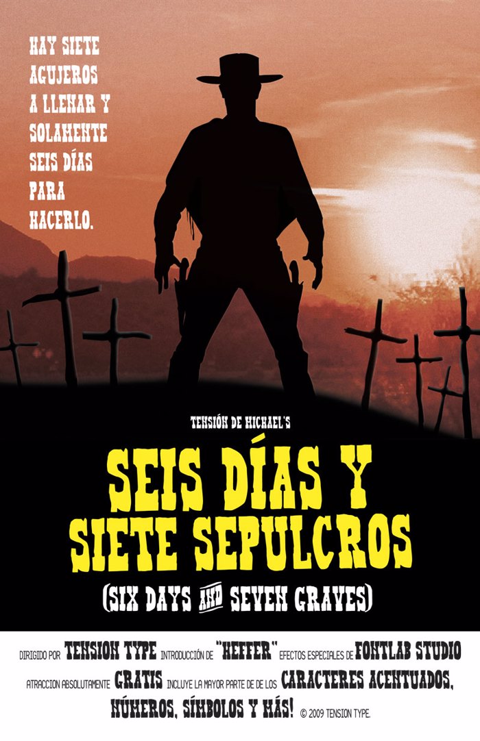 Heffer Font poster