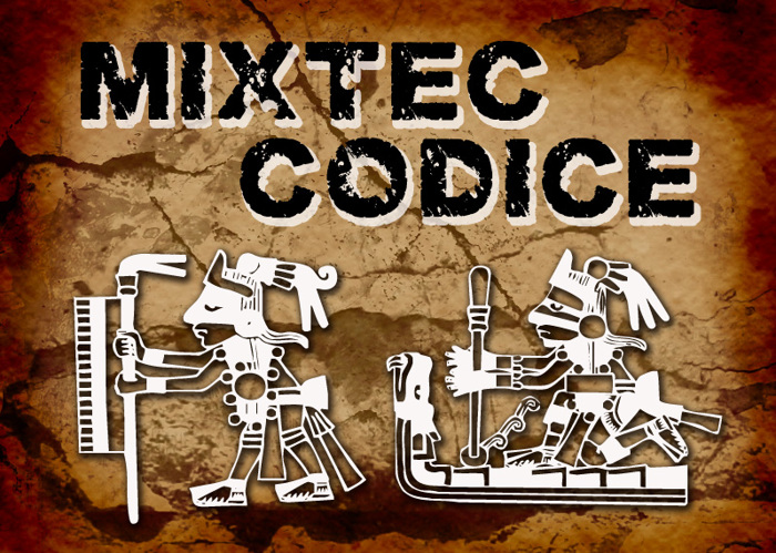 Mixtec Codice Font poster