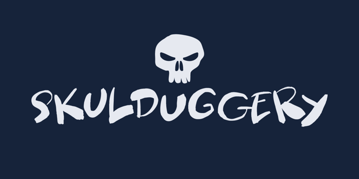 Skulduggery DEMO Font poster