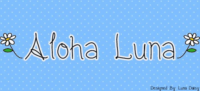 Aloha Luna Font poster