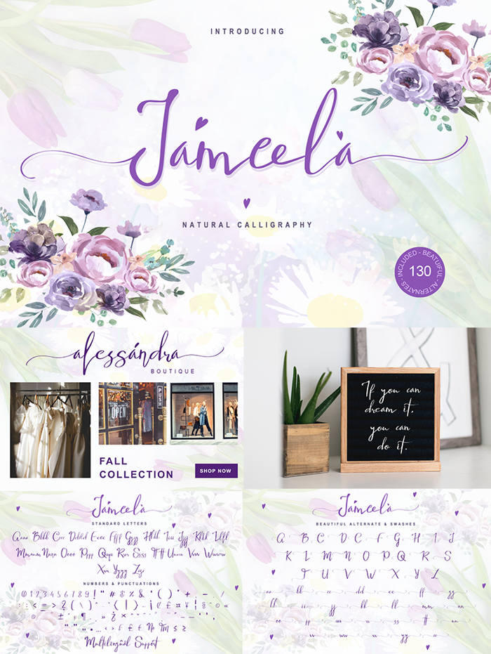 Jameela Font poster