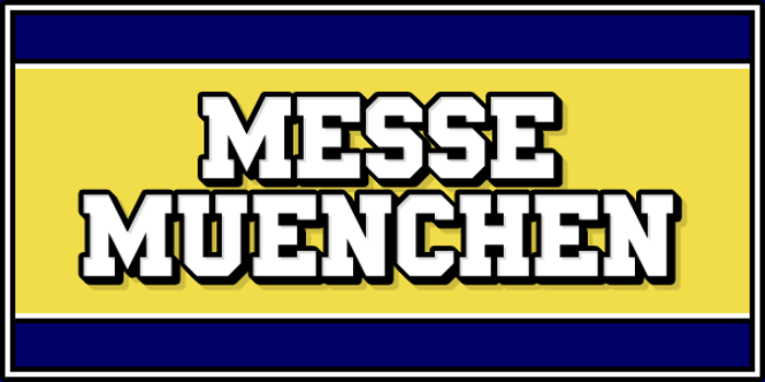 Messe Muenchen Font poster