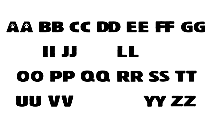 BEARS Font poster