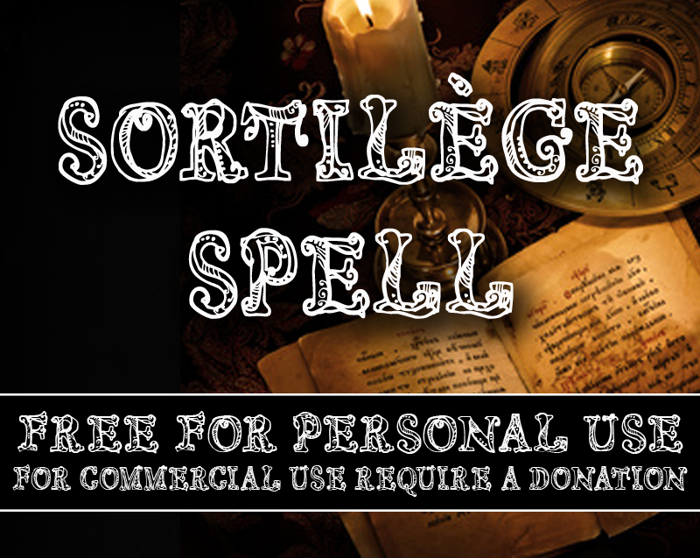 CF Sortilege Font poster