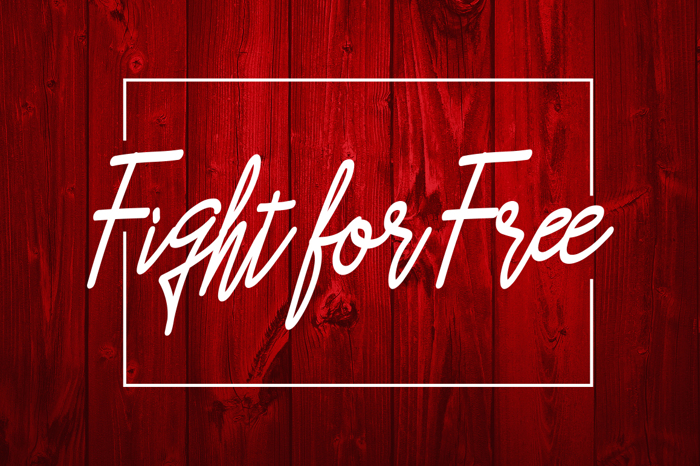 Asfrogas Font poster