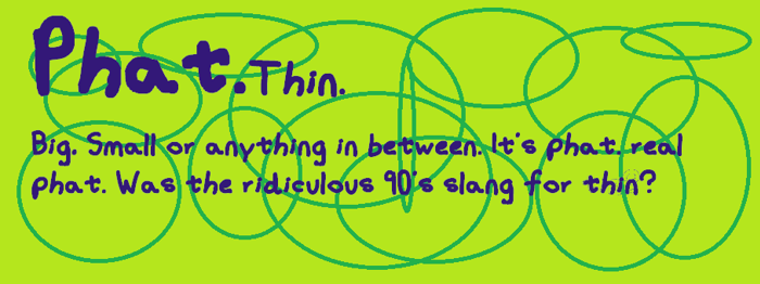 Phat Font poster